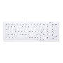 CHERRY AK-C7000 keyboard Medical USB AZERTY French White