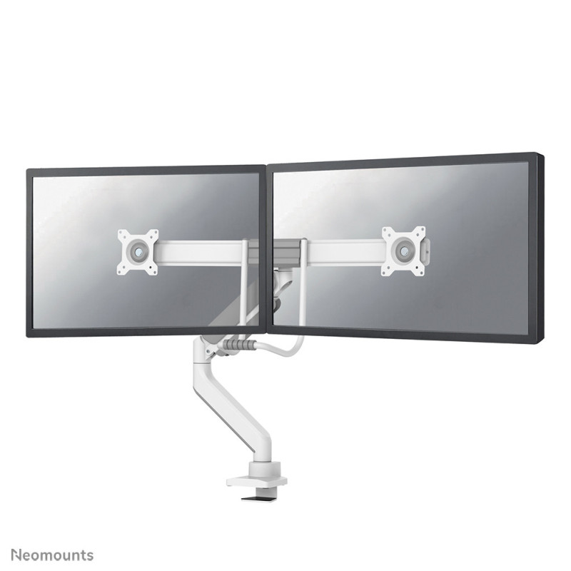 Neomounts DS75-450WH2 Support d'écran à fixer 17-32" - ressort à gaz - Topfix - arrêt 180°