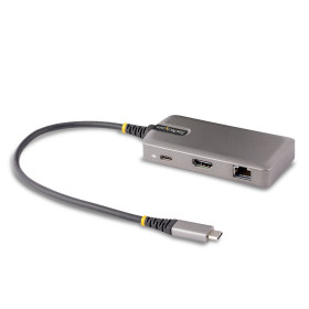 StarTech.com 103B-USBC-MULTIPORT laptop dock/port replicator Wired USB 3.2 Gen 2 (3.1 Gen 2) Type-C Gray