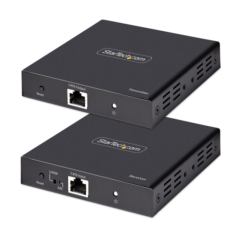 StarTech.com Extendeur HDMI 4K sur Câble CAT5/CAT6 - Prolongateur Vidéo 4K 60Hz HDR jusqu'à 70m - Extender HDMI 4K, Câblage