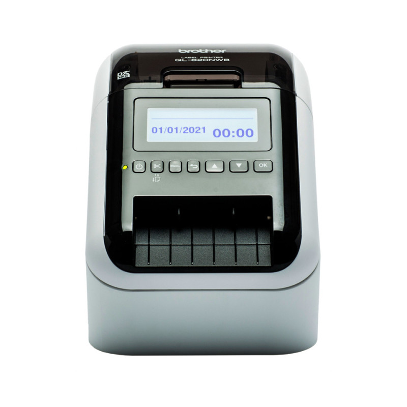 Brother QL-820NWBVMXX1 label printer Direct thermal Color 300 x 600 DPI 176 mm/sec Wired & Wireless Ethernet LAN DK Wi-Fi