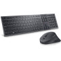 DELL KM900 keyboard Mouse included Office RF Wireless + Bluetooth AZERTY French Graphite