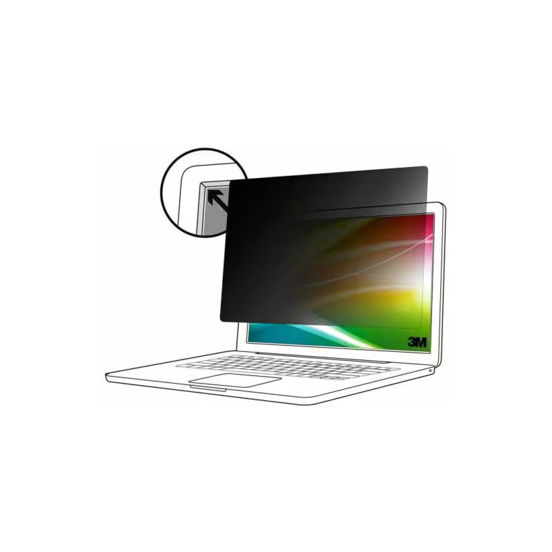 3M BPNMS002 filtre anti-reflets pour écran et filtre de confidentialité 34,3 cm (13.5") Ordinateur portable Filtre de
