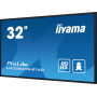 iiyama LH3260HS-B1AG Écran d'affichage dynamique Carte A numérique 80 cm (31.5") LED Wifi 500 cd/m² Full HD Noir Intégré dans