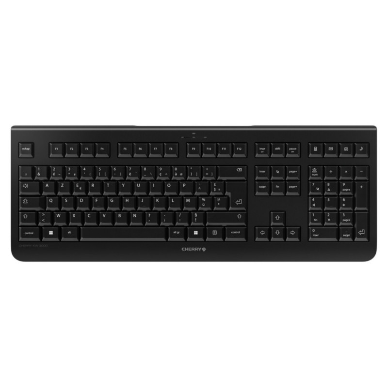 CHERRY KW 3000 keyboard Universal RF Wireless AZERTY French Black