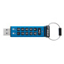 Kingston Technology IronKey Keypad 200 USB flash drive 256 GB USB Type-A 3.2 Gen 1 (3.1 Gen 1) Blue
