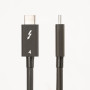 StarTech.com Câble Thunderbolt 4 de 50cm - 40Gbps - 100W Power Delivery - Vidéo 4K/8K - Cordon Thunderbolt Certifié par Intel -