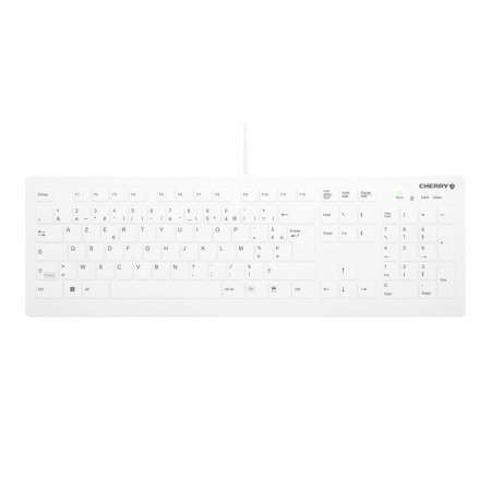 CHERRY AK-C8112 keyboard Medical USB AZERTY French White