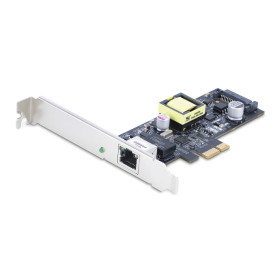 StarTech.com Carte Réseau PoE 2.5Gbps NBASE-T à 1 Port, Intel I225-V, 802.3af/at PoE+ Multi-Gigabit NIC, Adaptateur/Carte