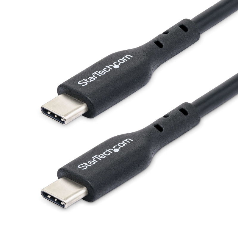 StarTech.com Chargeur USB-C de 1m, Câble USB-C, Cordon de Recharge USB 2.0 Type-C pour Ordinateur Portable, Câble de