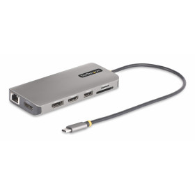 StarTech.com 154B-USBC-MULTIPORT laptop dock/port replicator Wired USB 3.2 Gen 1 (3.1 Gen 1) Type-C Gray