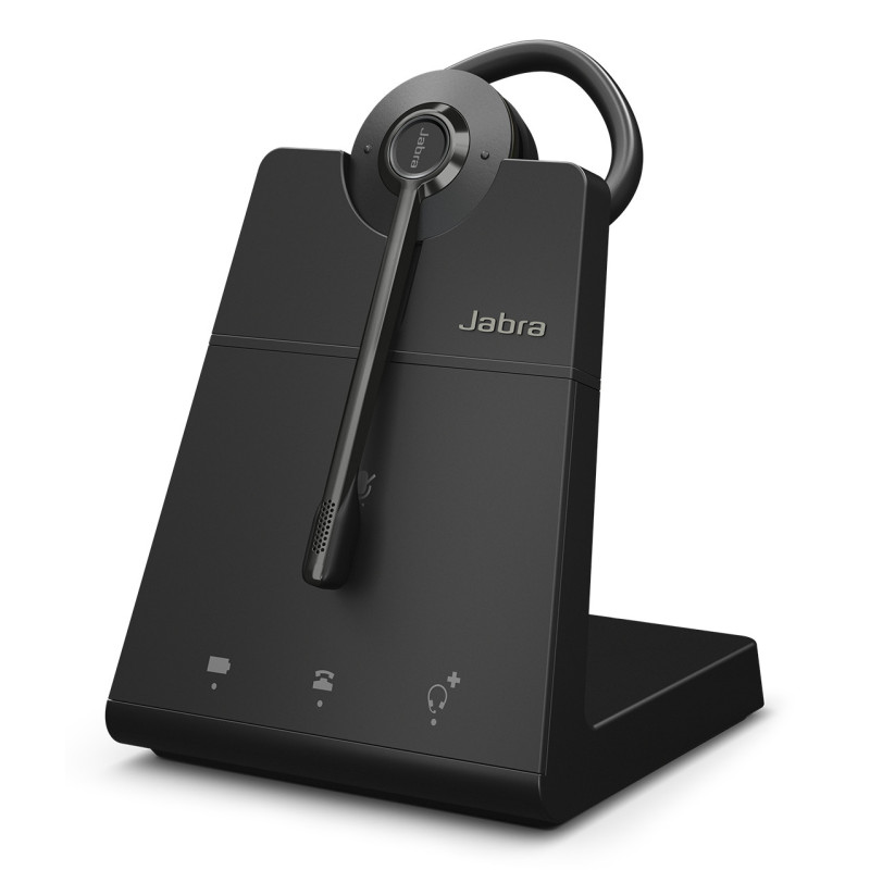 Jabra Engage 45 SE Headset Wireless Ear-hook, Head-band Office/Call center Black
