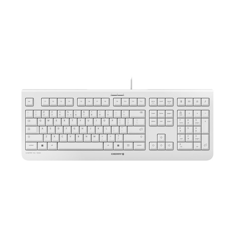 CHERRY KC 1000 clavier Universel USB QWERTY Anglais américain Gris