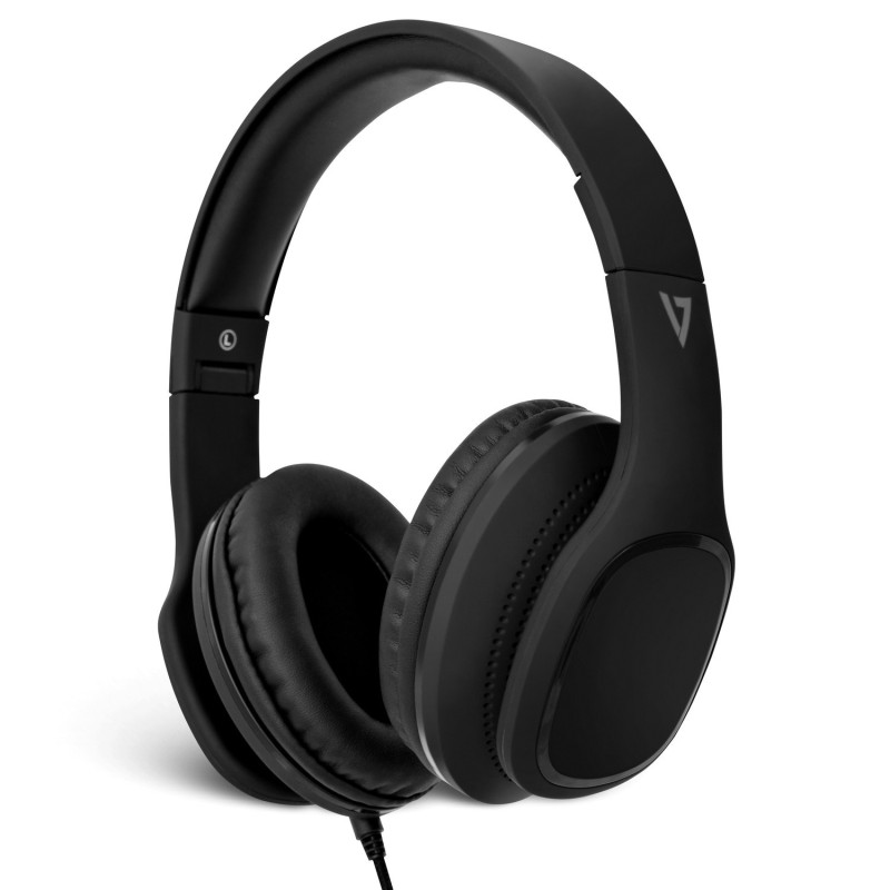V7 HA701-3EP headphones/headset Wired Head-band Calls/Music Black