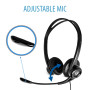 V7 HU311-2EP headphones/headset Wired Head-band Office/Call center USB Type-A Black