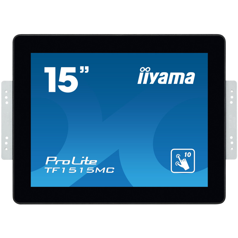 iiyama TF1515MC-B2 Écran d'affichage dynamique 38,1 cm (15") LED 350 cd/m² XGA Noir Écran tactile