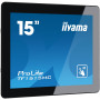 iiyama TF1515MC-B2 Écran d'affichage dynamique 38,1 cm (15") LED 350 cd/m² XGA Noir Écran tactile