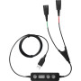 Jabra 265-09 câble audio USB2.0 2x QD Noir