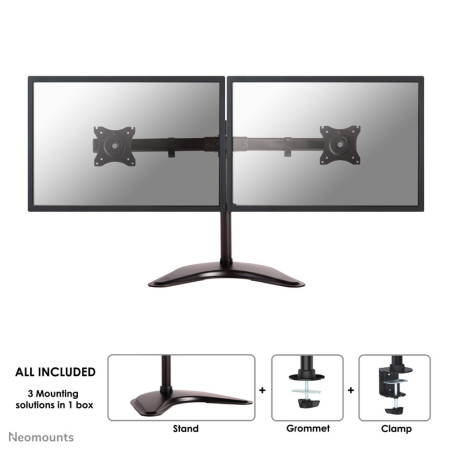 Neomounts NM-D335DBLACK Support d'écran à poser 10-27"
