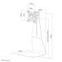 Neomounts FPMA-D800 Support d'écran à poser 10-27"