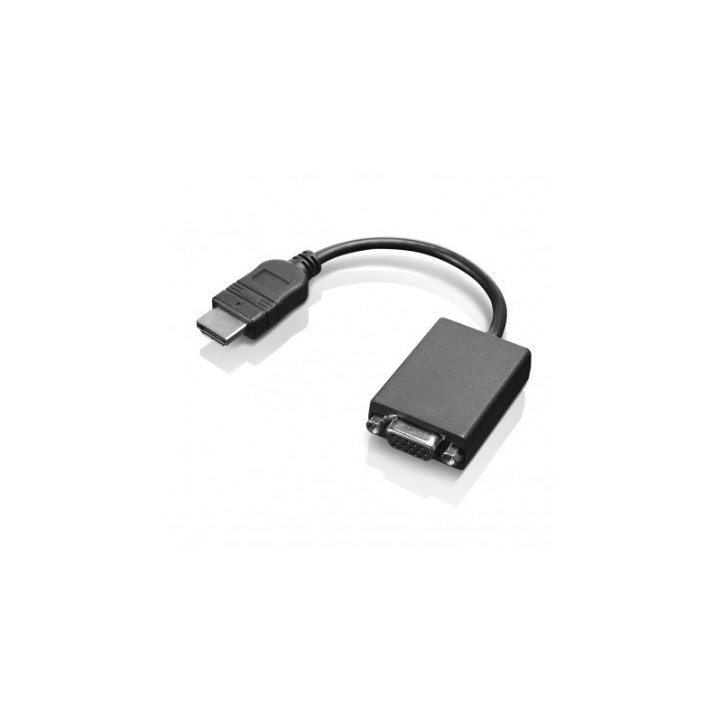 Lenovo HDMI / VGA 0,2 m Noir