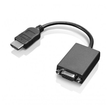 Lenovo HDMI / VGA 0,2 m Noir