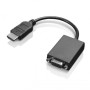 Lenovo HDMI / VGA 7.87" (0.2 m) Black