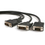 StarTech.com DVIVGAYMM6 video cable adapter 70.9" (1.8 m) DVI-I DVI-D + VGA (D-Sub) Black