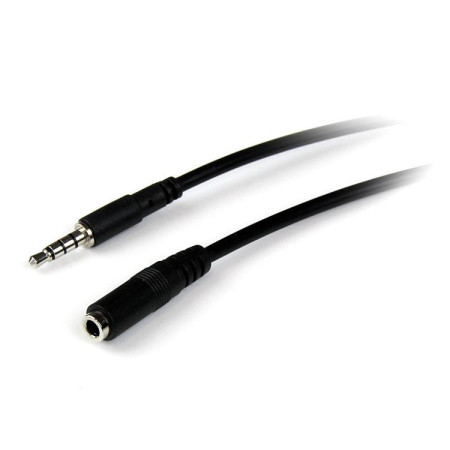 StarTech.com 1m 3.5mm/3.5mm audio cable 39.4" (1 m) Black