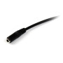 StarTech.com 1m 3.5mm/3.5mm audio cable 39.4" (1 m) Black