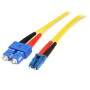 StarTech.com SMFIBLCSC1 InfiniBand/fibre optic cable 39.4" (1 m) LC SC Yellow