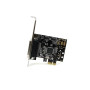 StarTech.com Carte combo série/parallèle PCI Express 2S1P avec câble de dérivation