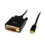StarTech.com Câble Mini DisplayPort vers DVI de 1,8m - Adaptateur Mini DP à DVI - Vidéo 1080p - Passif mDP vers DVI-D Single