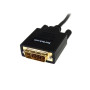 StarTech.com Câble Mini DisplayPort vers DVI de 1,8m - Adaptateur Mini DP à DVI - Vidéo 1080p - Passif mDP vers DVI-D Single