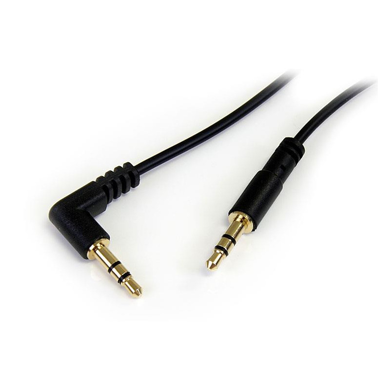 StarTech.com MU1MMSRA audio cable 11.8" (0.3 m) 3.5mm Black