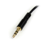 StarTech.com MU1MMSRA audio cable 11.8" (0.3 m) 3.5mm Black