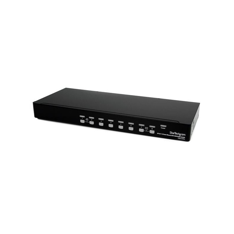 StarTech.com Commutateur KVM USB DVI 8 ports à montage en rack 1U