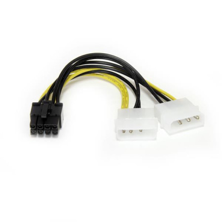 StarTech.com LP4PCIEX8ADP internal power cable 6.02" (0.153 m)