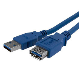 StarTech.com USB3SEXT1M USB cable USB 3.2 Gen 1 (3.1 Gen 1) 39.4" (1 m) USB A Blue