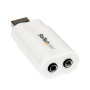 StarTech.com Carte son externe USB vers audio stéréo - Adaptateur audio stéréo