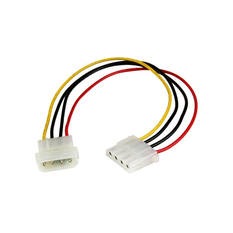 StarTech.com Câble d'Extension Alimentation Molex LP4 30 cm - Rallonge de Câble LP4 - Mâle vers Femelle