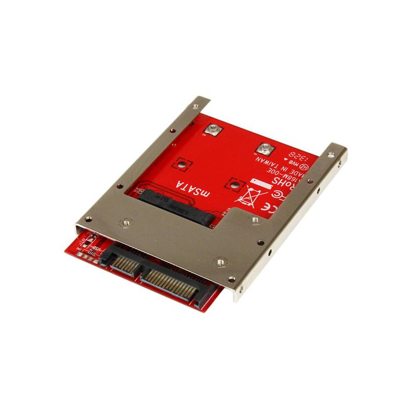 StarTech.com Adaptateur mSATA SSD vers SATA 2,5" - Carte Convertisseur mSATA SSD vers SATA 2,5"