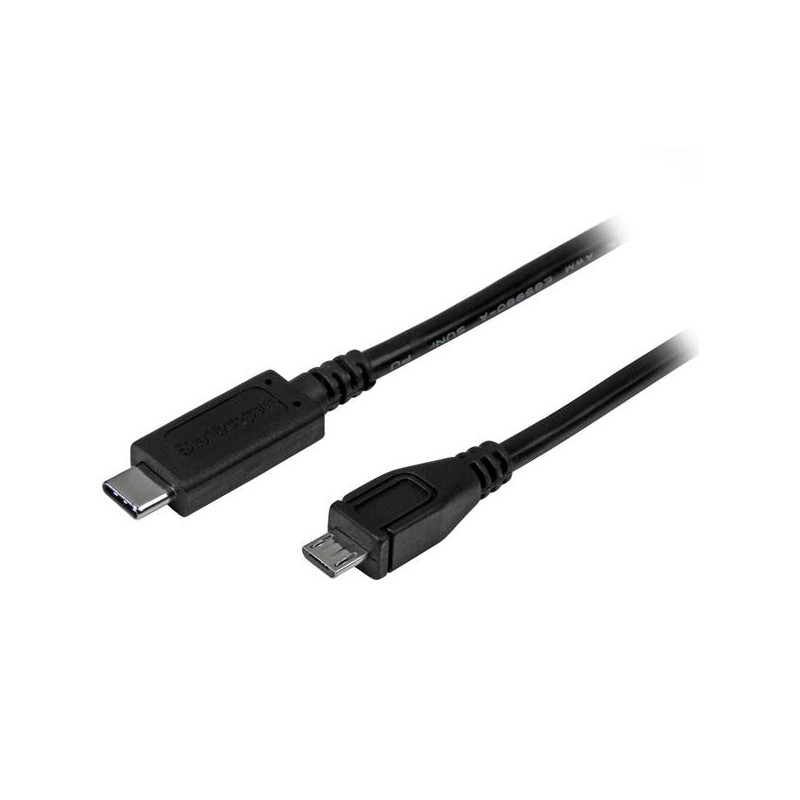 StarTech.com USB2CUB1M USB cable USB 2.0 39.4" (1 m) USB C Micro-USB B Black