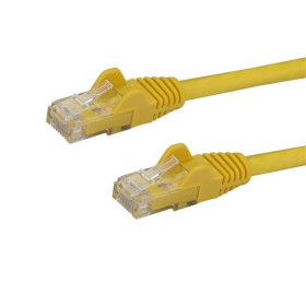 StarTech.com N6PATC1MYL networking cable Yellow 39.4" (1 m) Cat6 U/UTP (UTP)