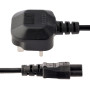 StarTech.com PXTNB3SUK1M power cable Black 39.4" (1 m) BS 1363 C5 coupler