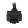 StarTech.com HDDDVIMM1M video cable adapter 39.4" (1 m) Micro-HDMI DVI-D Black