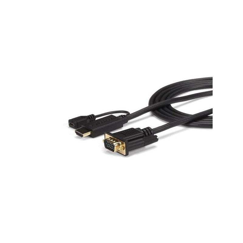 StarTech.com Câble adaptateur HDMI vers VGA de 91cm - Convertisseur actif HDMI vers HD15 - M/M - 1920x1200 / 1080p
