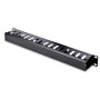 StarTech.com Panneau de Gestion de Câbles pour Rack 1U à Goulotte Horizontale avec Couvercle - Goulotte de Câbles pour Rack de