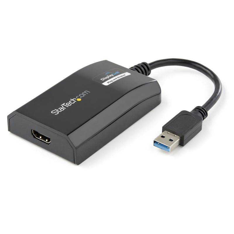 StarTech.com USB32HDPRO USB graphics adapter 1920 x 1200 pixels Black