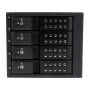 StarTech.com Rack amovible / Backplane sans tiroir pour 4x HDD SAS II/SATA III 6Gb/s de 3,5" avec échange à chaud - Aluminium